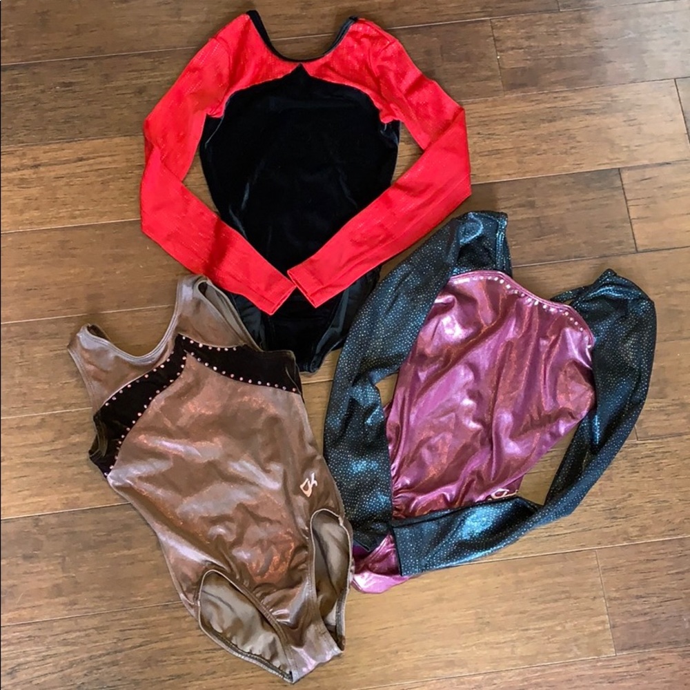 Lot of GK Gymnastics Leotards